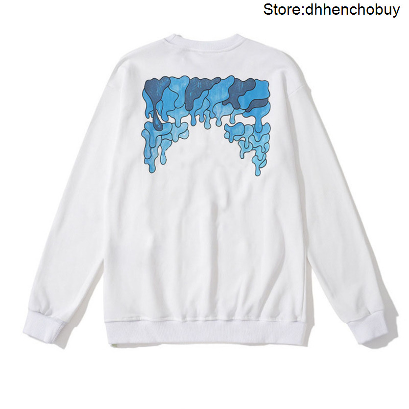 

Mens Classic Loose Offs Sweatshirts Designer Fashion Hoodies Pullover Hip Hop Oil Paint Back Arrow x Men Unisex Women Hooded Casual Hoodie 55JQ