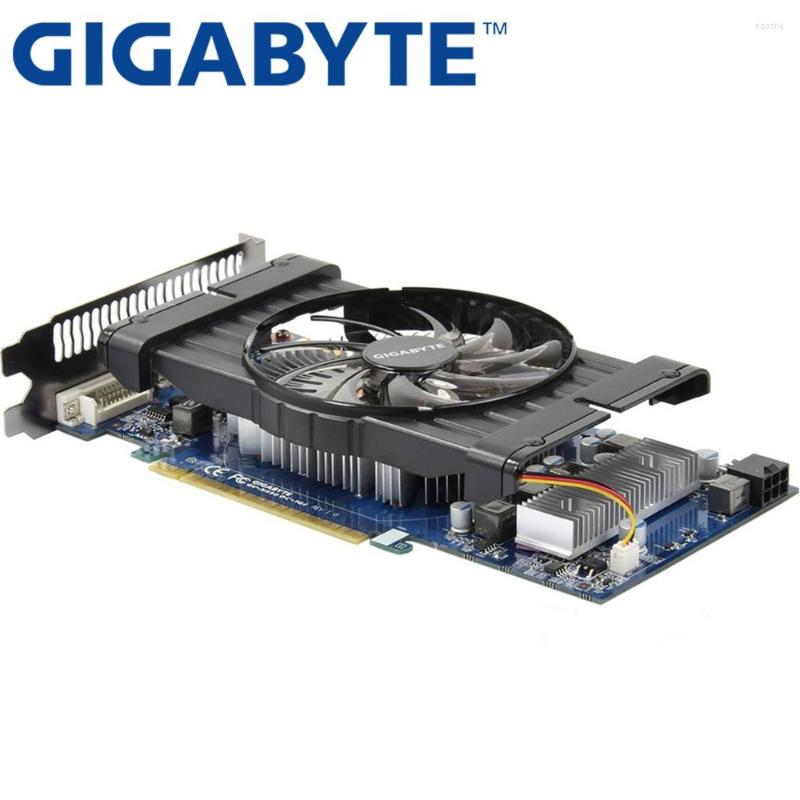 

Graphics Cards GIGABYTE Card Original GTX 550 Ti 1GB 192Bit GDDR5 Video For NVIDIA Geforce 550Ti DVI Used VGA