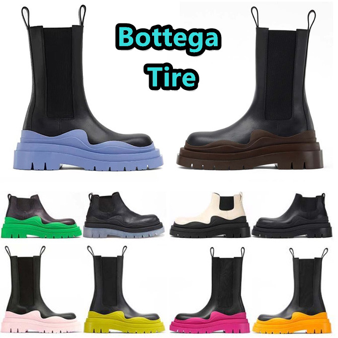 

Tire designer women boots luxury Chelsea Martin Knee boot womens men motocycle Ankle Half Anti-Slip fashion Platform snow winter bootie shoes size 35-44