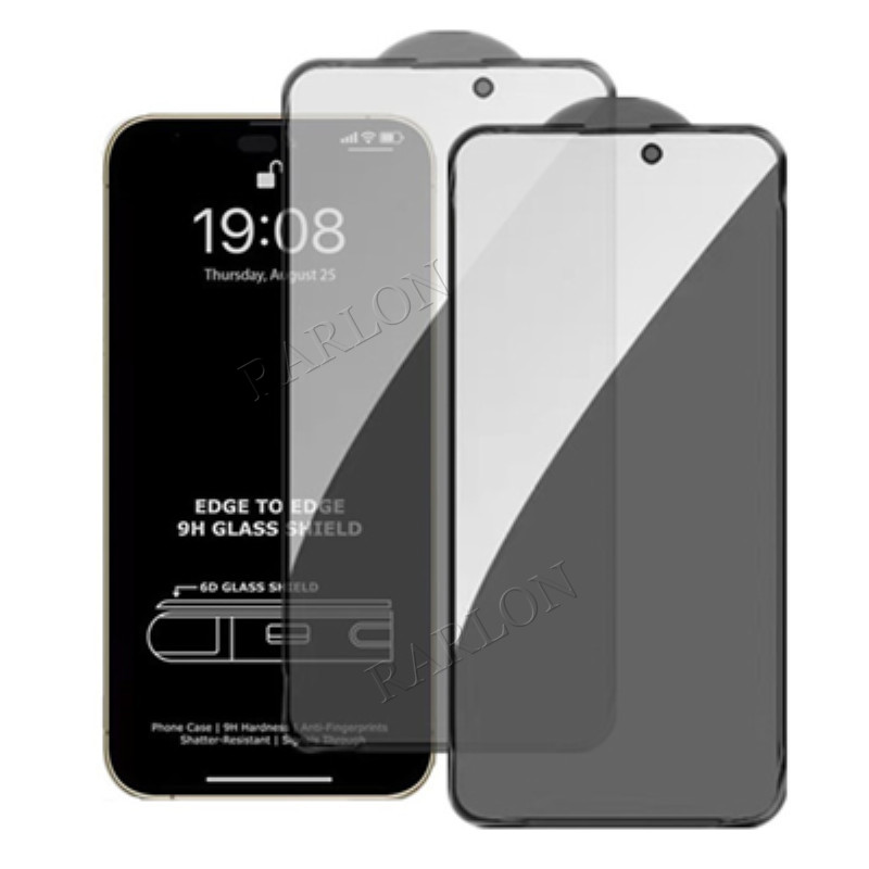 

Privacy Screen Protector For iPhone 14 Pro Max 13 12 Mini 11 Xr Xs 8 Plus Anti-Spy Anti-Fingerprint Anti-Scratch Full coverage Full Glue Bubble Free Slim and Sturdy