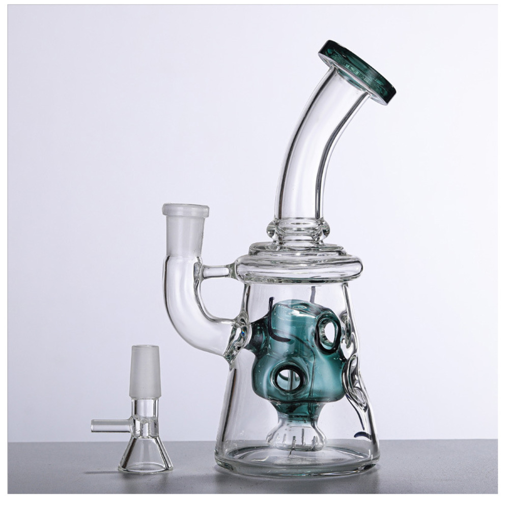 

Hookahs Smoking egg glass bong Swiss percolator mini small bongs tobacco water pipes showerhead perc