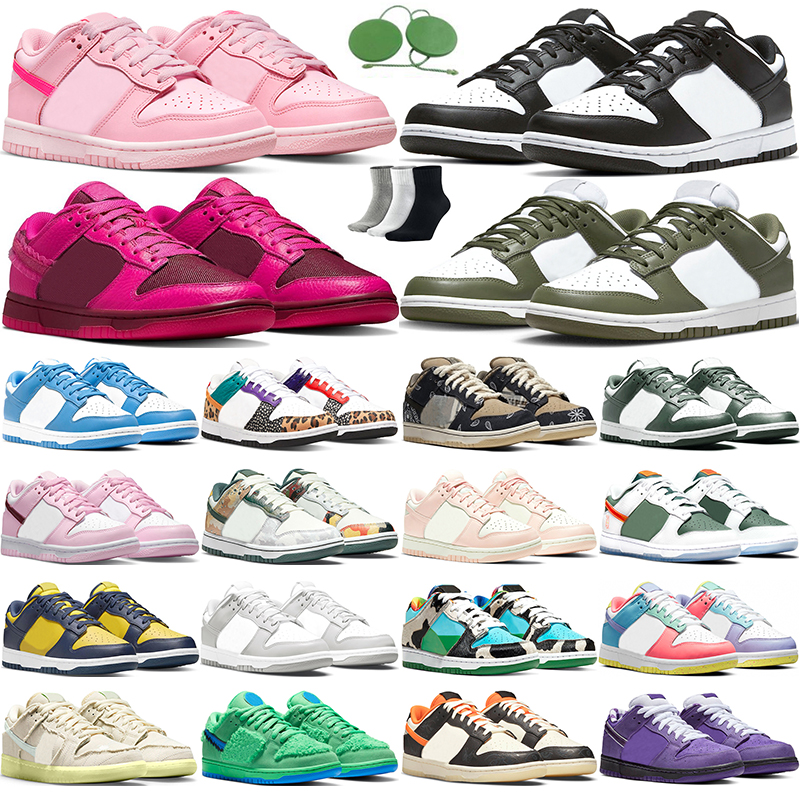 

running shoes Panda White Black Unc Triple Pink Grey Fog Medium Olive Varsity Green Patchwork Mummy Purple Lobster Valentines Day trainers Sports Sneakers, Valentine’s day