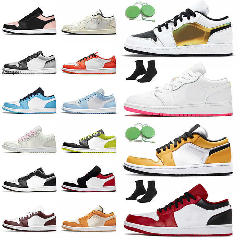 

shoes Men Trainers 1 Low Breathable Basketballs Shoes off Jumpman Sneakers Aluminum Black Toe Diamond 1s Women Ceramic Bronze Eclipse Reverse Bred jordens