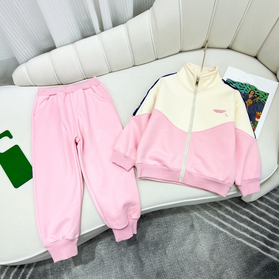 Suits Baby Clothes Children Sets kids Designer Clothing 2022 Zipper Pocket Long Sleeve 2 Pieces Sweatshirts Sports Pants Kids 110-160cm