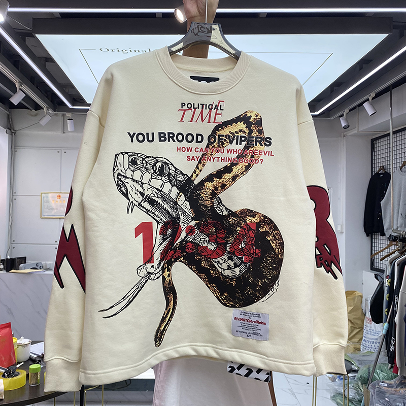 

Fleece Print Sweatshirts Men Women Best-Quality Hoodie Crewneck
