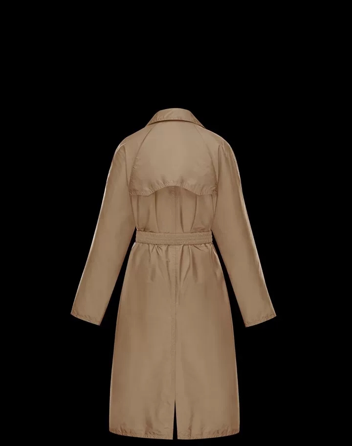 

RUTILICUS Designer monclairs womens long down jackets French brand lace-up hooded autumn jacket embroidered letter armband women's Thin and light Outerwear coats, Sold out