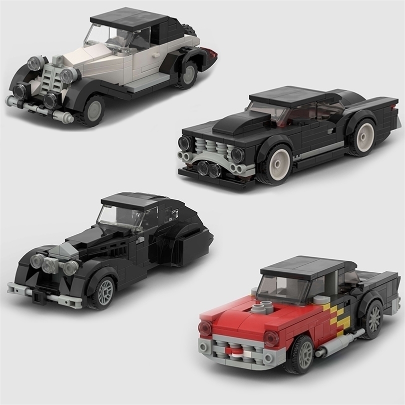 

Speed City Technique Racing Car Old Classic Sport Building Brick Super Racers Great Vehicles Moc Block Toys 220816