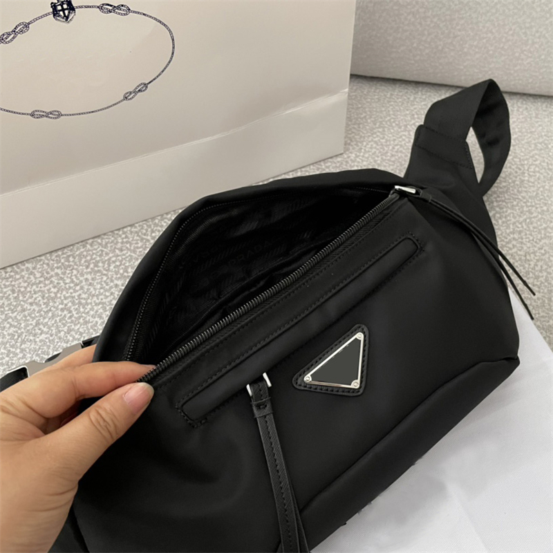

Designer Waist Bags Men Chest Pack Black P Fanny Packs Womens Handbag Unisex Crossbody High Quality Luxury Bag