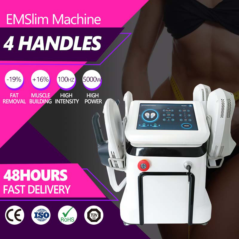 

2023 Latest EMSlim Slimming Machine Electromagnetic Muscle Stimulation Device for Body Shape