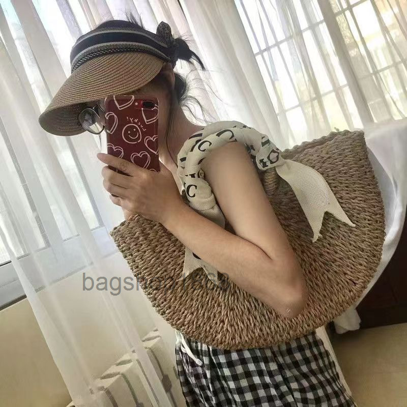 

22s Designer Bag handbags Women WOODY Tote shopping bag OP10 handbag high Wicker Woven hobo fashion linen Large Beach Straw bags luxury desi
