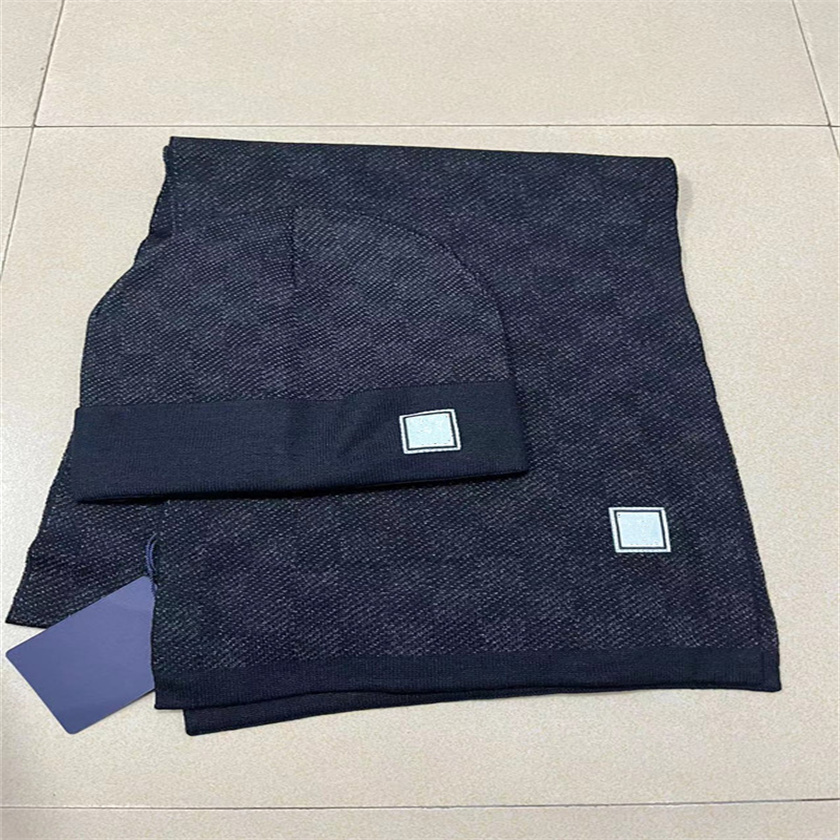 

2023 New Scarves Sets Gift Designer Beanie Hats Fashion Femmes Winter Hat and Scarf Cashmere for Man Women Colors