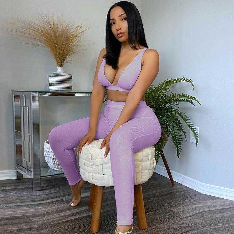 

Women' Tracksuits Women' Wear In Europe And America Spring Summer 2022 -selling V-neck Sports Yoga Suit WomenWomen, Malachite blue