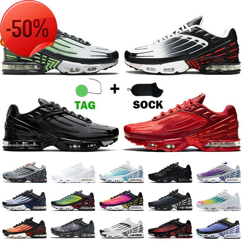 

WITH BOX designer jumpman Wholesale Tuned Tn Plus 3 Trainers Womens Mens Running Shoes Top Quality Green Aqua Volt Bred Grey Claystone Red White Og Black Sports 4KM0, #23 grey navy 39-46