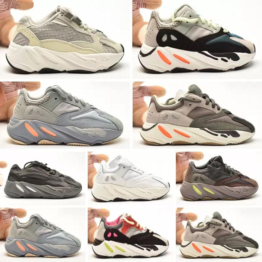 700 v2 enfants Chaussures de course Chaussures garons filles baskets enfants chaussures petit garon noir squeleton basket-ball entra○neurs 28-3