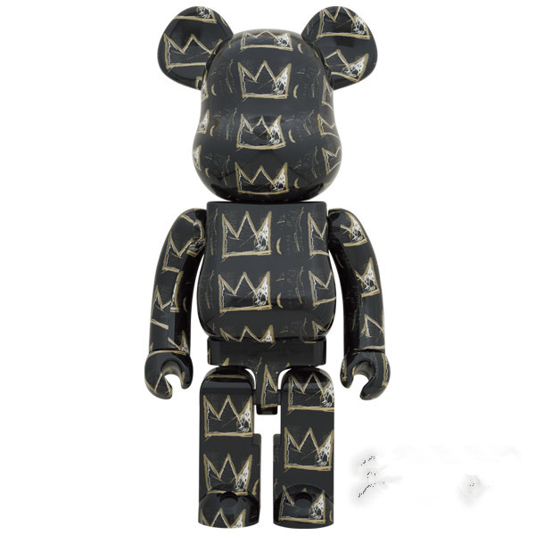 

New 400% Bearbrick Action & Toy Figures 28cm Jean-michel Basquiat Limited Collection Fashion Accessories Medicom Toys