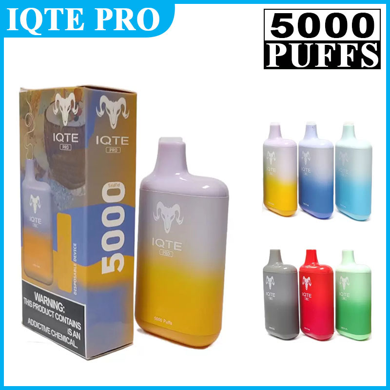 

Original IQTE PRO 2500 Puffs 5000 Disposable Vape Pen E Cigarette 15 colors With 7ml 2% 5% 0% nic Pre-Filled Pod Mesh Coil Stick Vaporizer VS INFINITY FILEX MAX