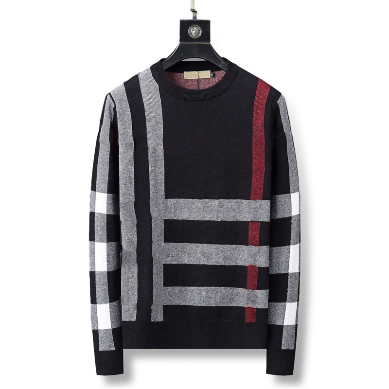Mens Womens Designers Sweaters Luxurious Pullover Thickened Classic plaid printing warm Men Hoodie Long Sleeve jumper Sweatshirt Winter Clothes M