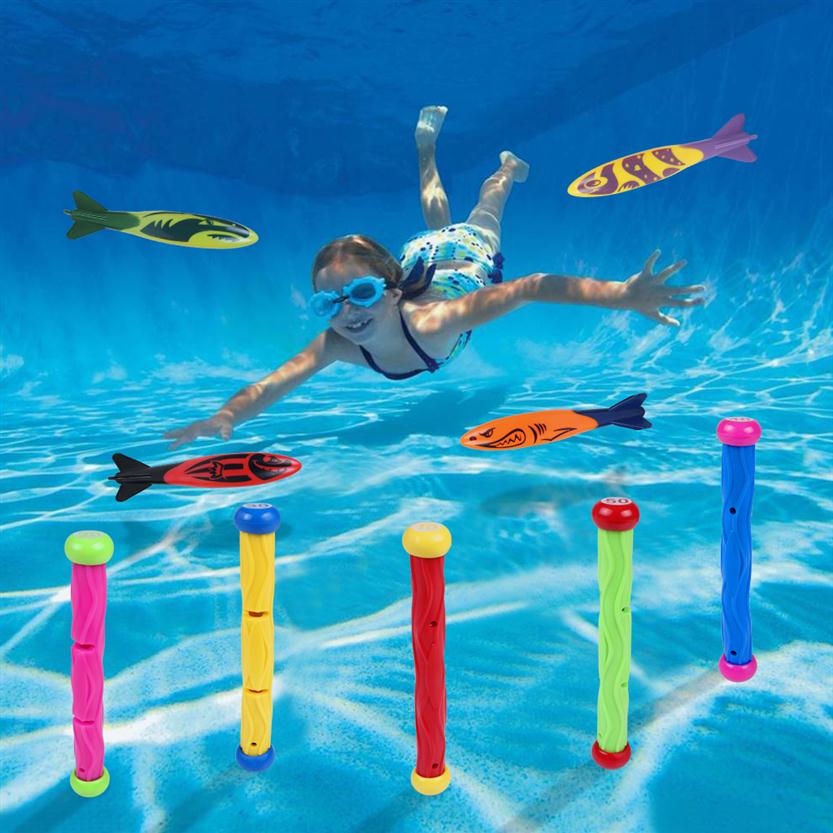 

Diving Toys 9 Packs Set 4 Gliding Torpedoes And 5 Diving Sticks Summer Water Toy For Pool Bathtub Sea Kids Swimming And Diving Improvin2441