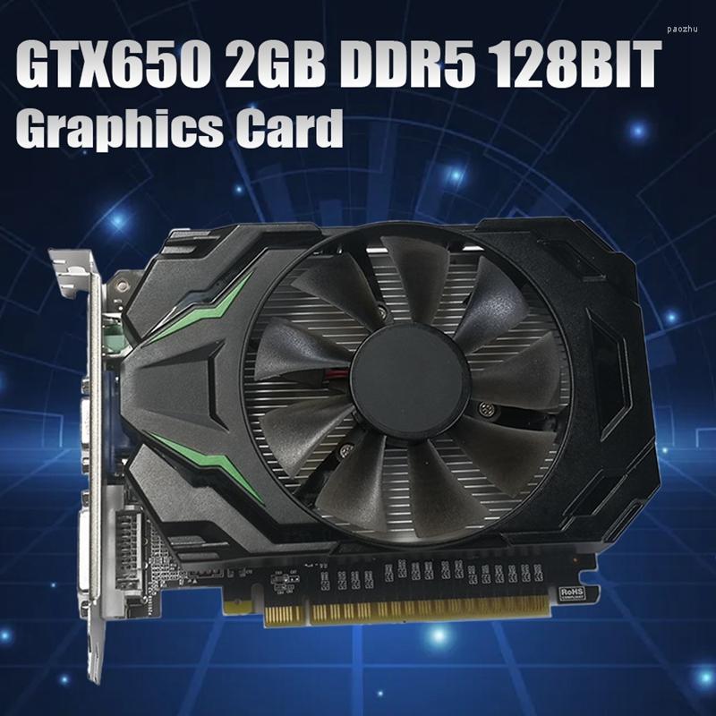 

Graphics Cards -GTX650 Card 2GB DDR5 128Bit PCIE 2.0 Desktop Gaming -Compatible/DVI/VGA Video