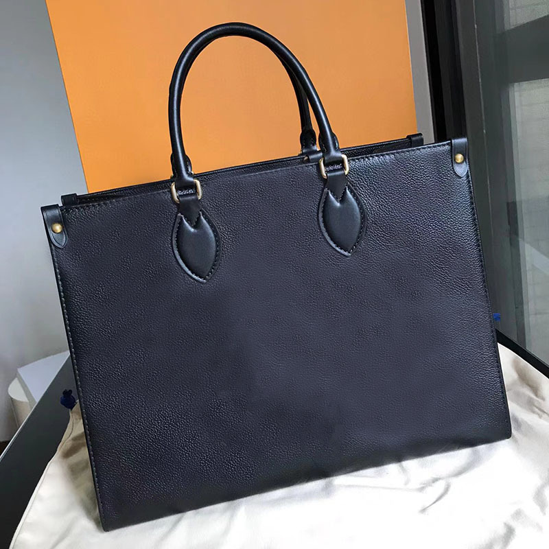 

shouler shopping bag tote Bags 2 size 2pcs/set with wallet women on the go Mini Genuine Leather Medium fashion Handbags Large composite bags crossbody pocket handbag, Black