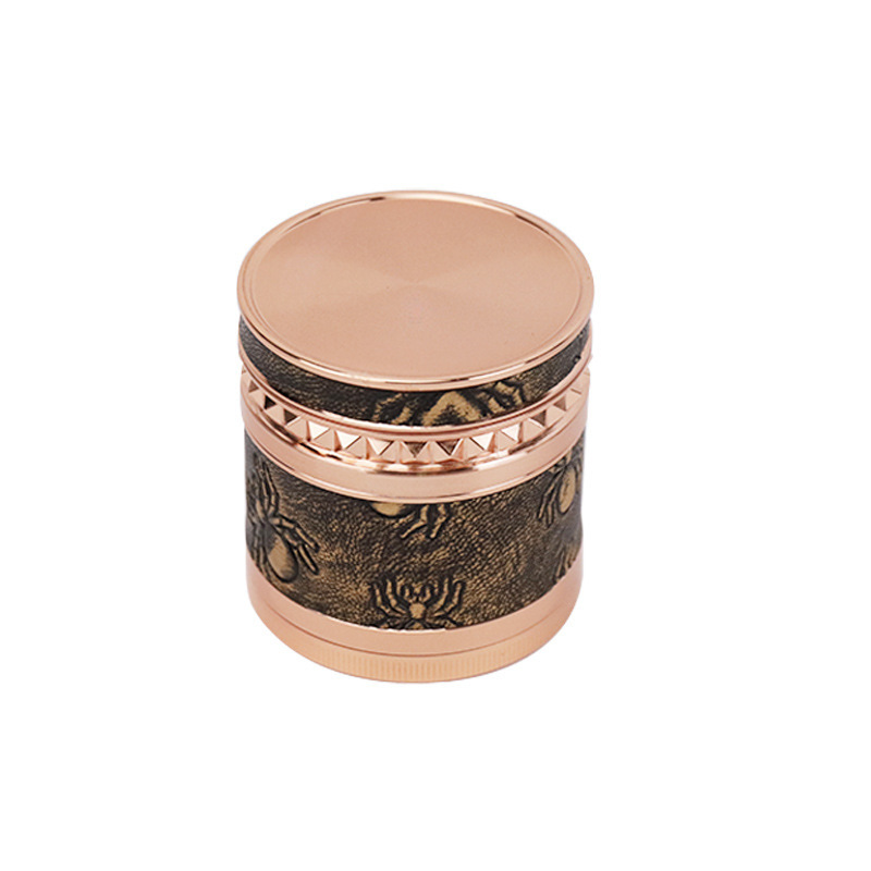 

Tobacco Grinders Smoking Accessories Concave surface of rhomboid tectum 63mm Grinder zinc alloy lagging 4 Layer
