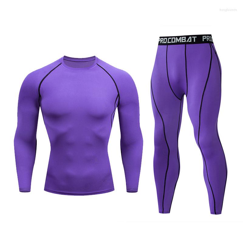 

Men's Tracksuits Solid Color Compression Sportswear Sports Suit Quick-drying Running Jogging Training Gym Fitness
