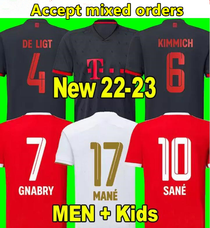 

soccer jersey 22 23 MANE SANE HERNANDEZ GNABRY GORETZKA COMAN MULLER DAVIES KIMMICH football shirt Men Kids kit 2022 2023 uniforms third