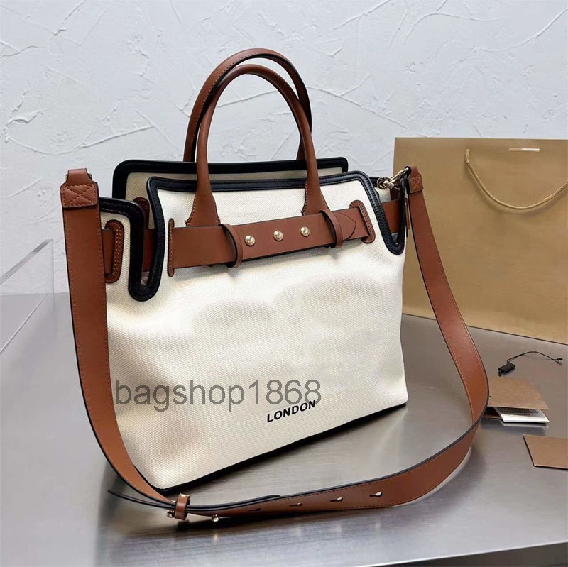 

22s Designer Bag Totes Designer women Canvas Handbag Purse Large Capacity Package Lady Tote Bags Shopping Bag High Quality Fashion Shoulder, Brown