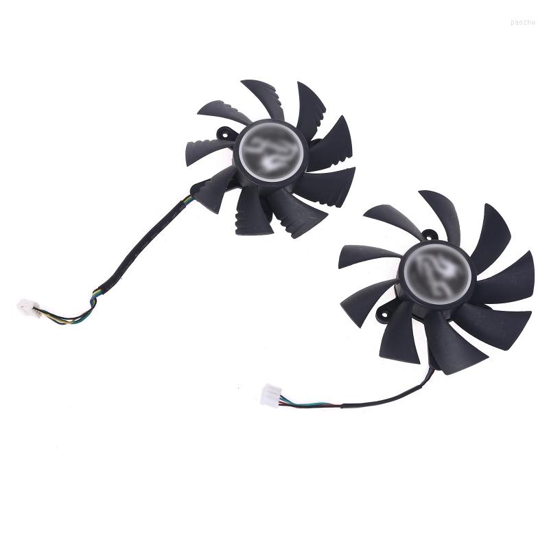 

Computer Coolings 75mm 85mm 4pin Cooler Video Card Cooling Fan For IGame GeForce GTX 1070Ti 1080 1050 1060 Replacement