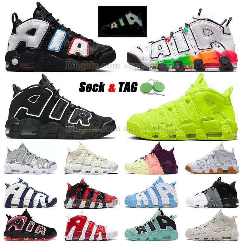 

Basketball Shoes New More Uptempos Scottie Pippen Mens Womens Baskets Sneaker Designer Jordens Bulls Hoops Pack University Blue Unc France Volt Sneakers Trainers, A14 36-40 44-46 knicks gs