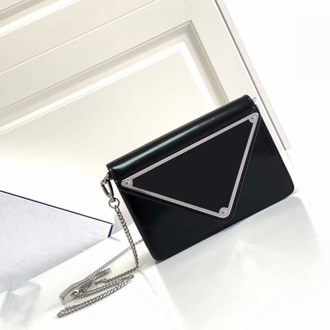 

5A top designer bag triangular flap single shoulder bags adjustable detachable chain modern style messenger bag