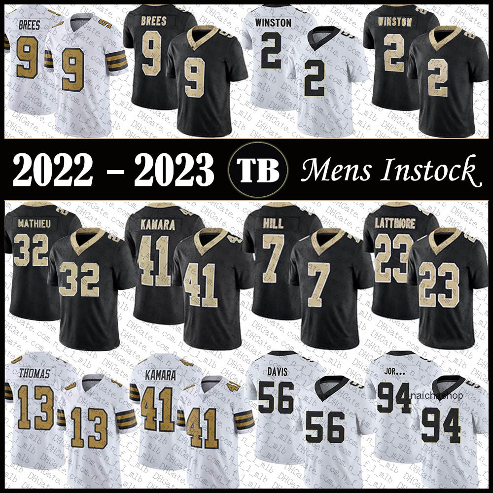 

Jersey New Orleans''Saints''41 Alvin Kamara 32 Tyrann Mathieu Mens Football Jersey 13 Michael Thomas Hill 23 Lattimore 2 Winston''nfl''jerseys, Shown
