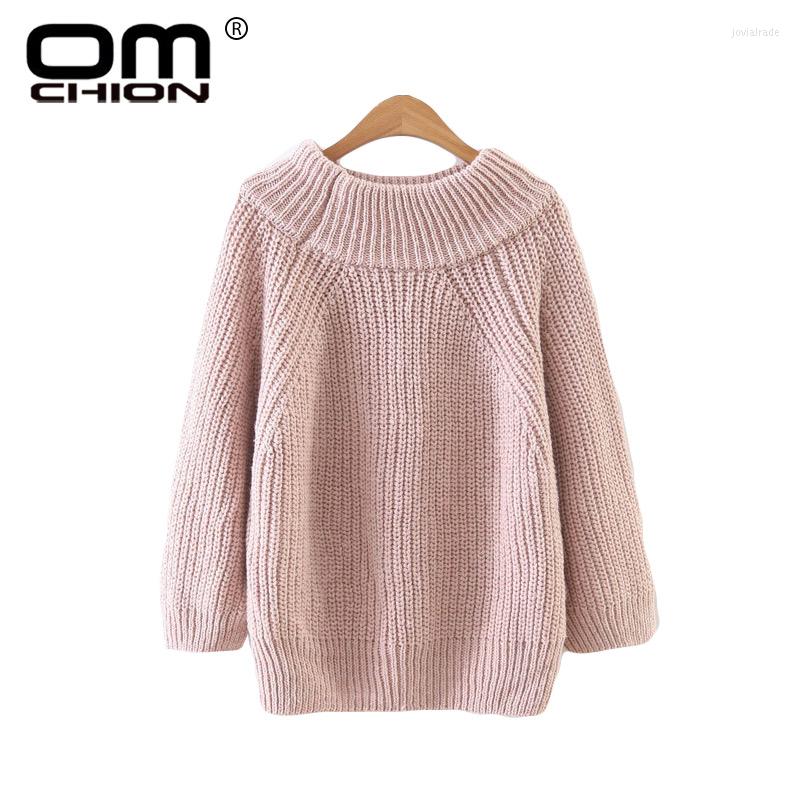 

Women's Sweaters OMCHION Roupas Feminina 2022 Autumn Slash Neck Off Shoulder Sexy Sweater Women Casual Solid Knit Pullover Korean Jumper, Beige