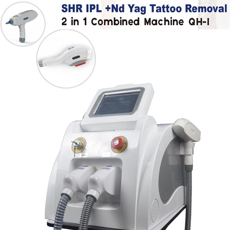 2024 2-in-1 IPL & ND YAG Laser Machine for Tattoo Removal and Hair Removal - CE Certified OPT Technology for Effective Skin Treatments