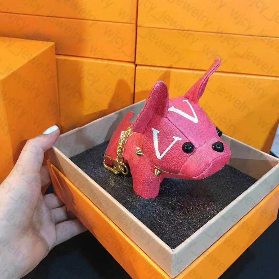 

Fabric Doll Keyring Fashion Key Buckle Purse Pendant Bags Dog Design Doll Chains Car KeyBuckle Keychain 13 Option