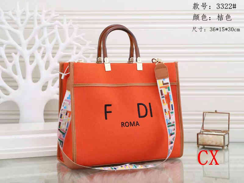 

Women Luxury Brand Original totes Bag Designer Bag Female ladies shoulder bag orange F letter Bags black Canvas casual tote shoulder Handbags W220916, Advisory service