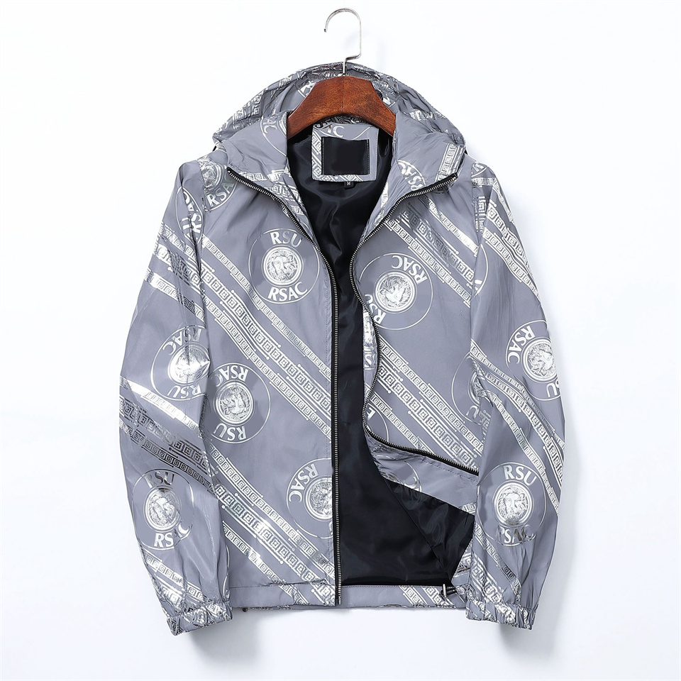 2023 Fashion Mens Designers Jacket Spring Autumn Outwear Windbreaker Hoodie Zipper Casual Hooded Jackets Coat Outside Sport Asian Size Men Clothi