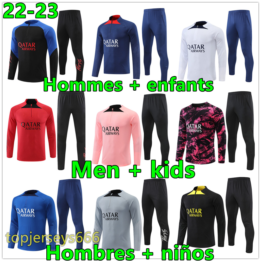 

2022 Mens soccer tracksuit 2023 Men football tracksuits Training suit 22 23 survetement de foot chandal de futbol, 17