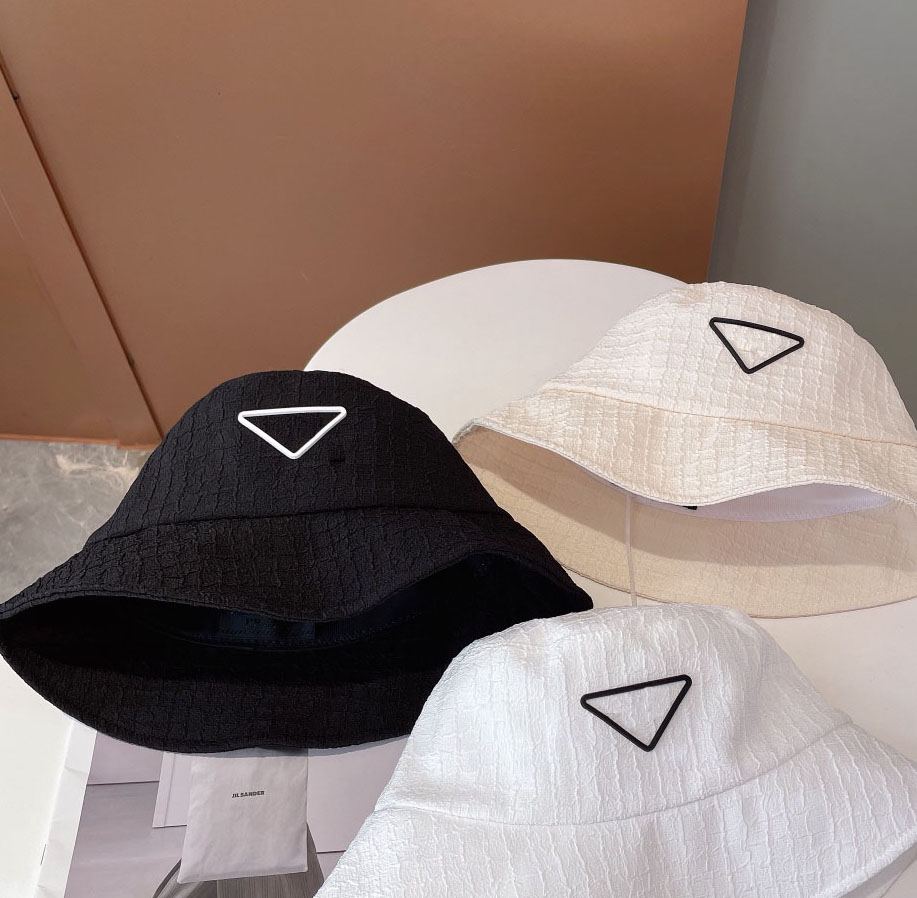 

Autumn Luxury Designer Bucket Hat Caps For Womens Men New Fashion Simple Style Men and Women Brand 22091602CZ, Black