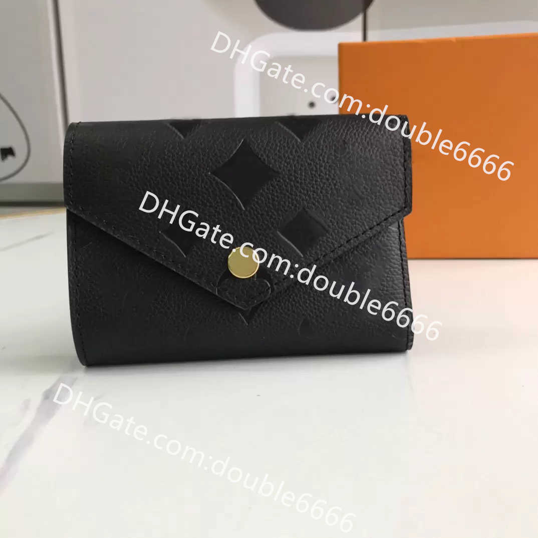 

Genuine Leather Purse Holder Luxurys designer wallet handbag free Women's MEN Coin Card Holders Black Lambskin Mini Wallets Key Pocket Interior Slot
