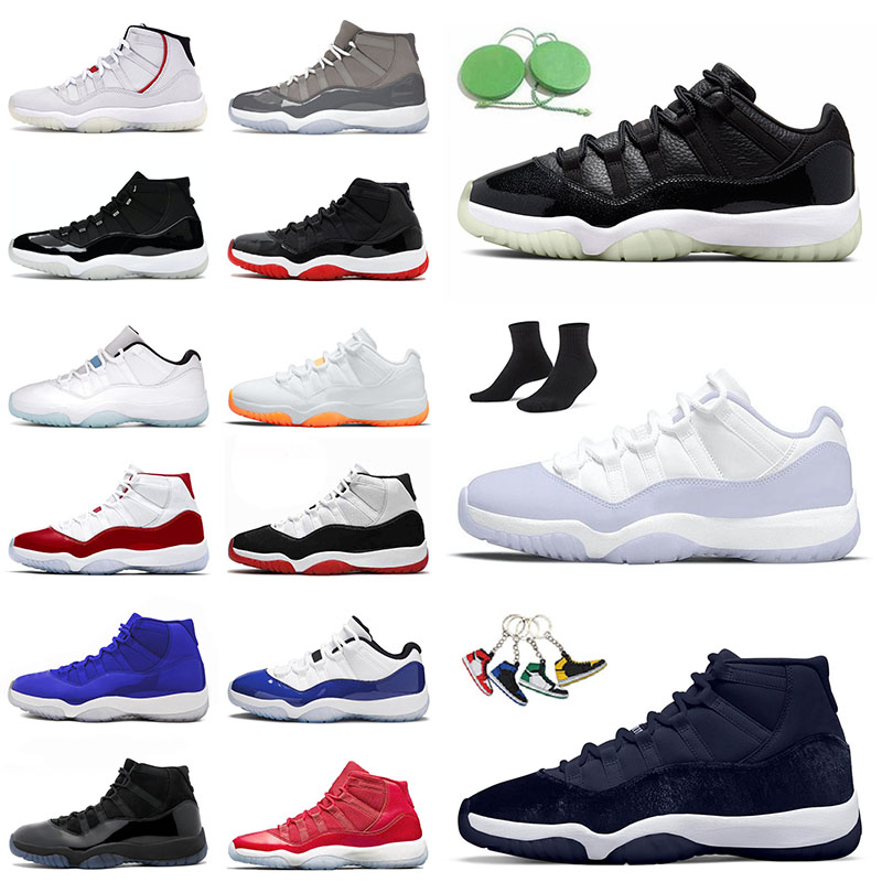 

11s Midnight Navy 11 Basketball Shoes Cool Grey Jumpman Offs White Outdoor Space Jam Men Trainers Cherry Pure Violet J11 Cap and Gown Low 72-10 Women Sports Sneakers, B22 rose gold 36-40