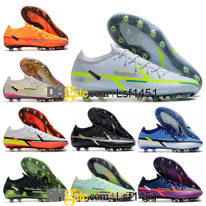 

GIFT BAG Mens High Tops Football Boots Crampons Phantom GT2 Elite AG Firm Ground Cleats Phantom GT II 2 Neymar ACC Soccer Shoes Outdoor Trainers Botas De Futbol, Color 3