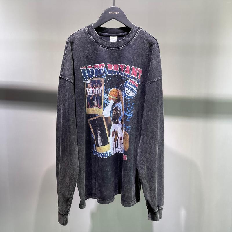 

Men's Hoodies Hip Hop Graphic Sweatshirt Oversize Harajuku Men Streetwear Rodman Print Cotton Crew Neck Pullover Vintage Clothing, Black