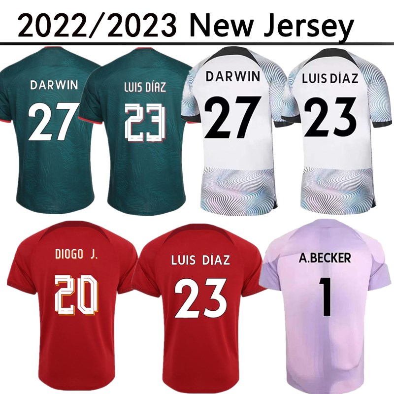 

22 23 ALEXANDER ARNOLD soccer jerseys home away third 2022 2023 DIOGO Fabinho Jones A.BECKER ROBERTSON Men football shirts Fast fans Player version red