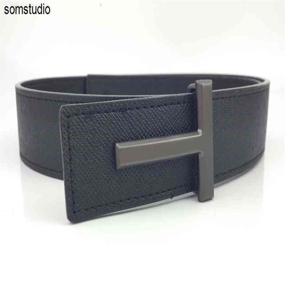 

Luxury Belt Designer Belts For Men Big TOM Buckle Belt Male Chastity Belts Top Fashion Brand Mens Ford Leather Belts226M
