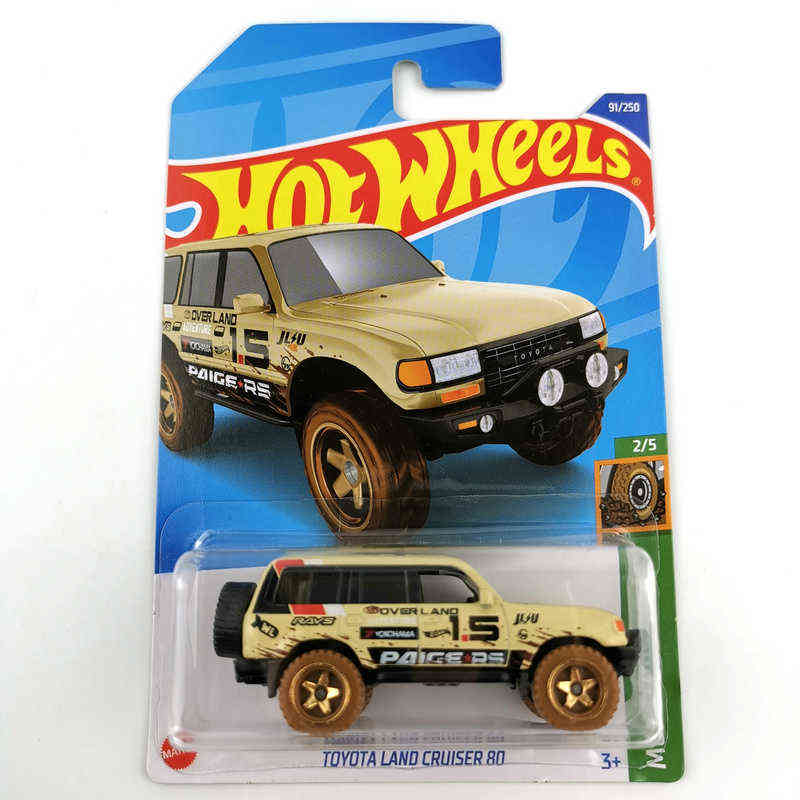 

2022-91/2021-226 Hot Wheels Cars TOYOTA LAND CRUISER 80 1/64 Metal Diecast Model Collection Toy Vehicles 0915