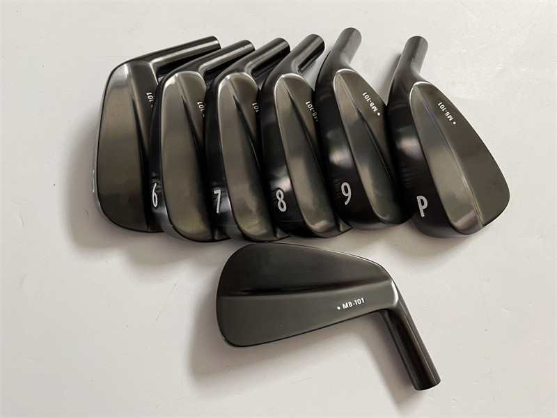 

Brand New MB-101 Iron Set MB-101 Golf Forged Irons Black Golf Clubs 4-9P R/S Flex Steel Shaft With Head Cover