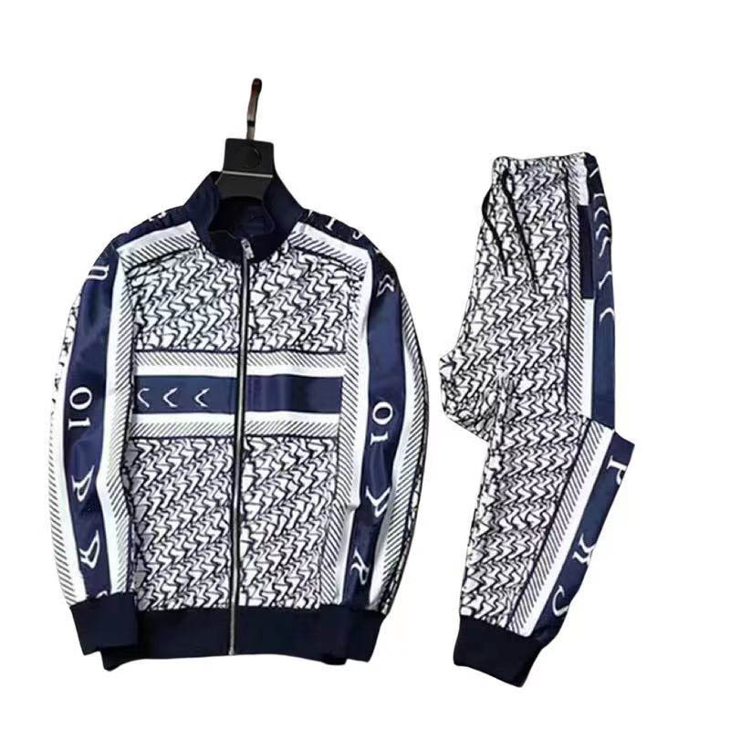 

Tracksuit Brand Designer Men's Sports Suit Two-Piece Long-Sleeved Zipper Letter Printing Embroidery Fashion Casual Men'ss Two-Pieces Suits#769418651, Customize