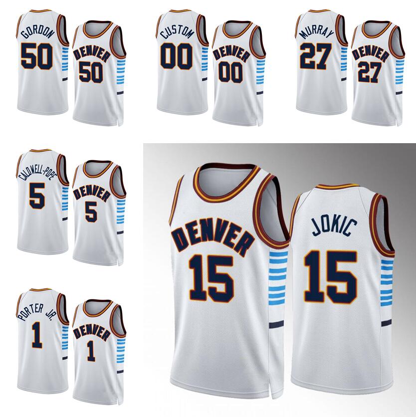 

Basketball Jerseys 15 Jokic 27 Murray Michael Porter Jr Aaron Gordon 2022-23 season classic city Men Women Youth jersey, With logo