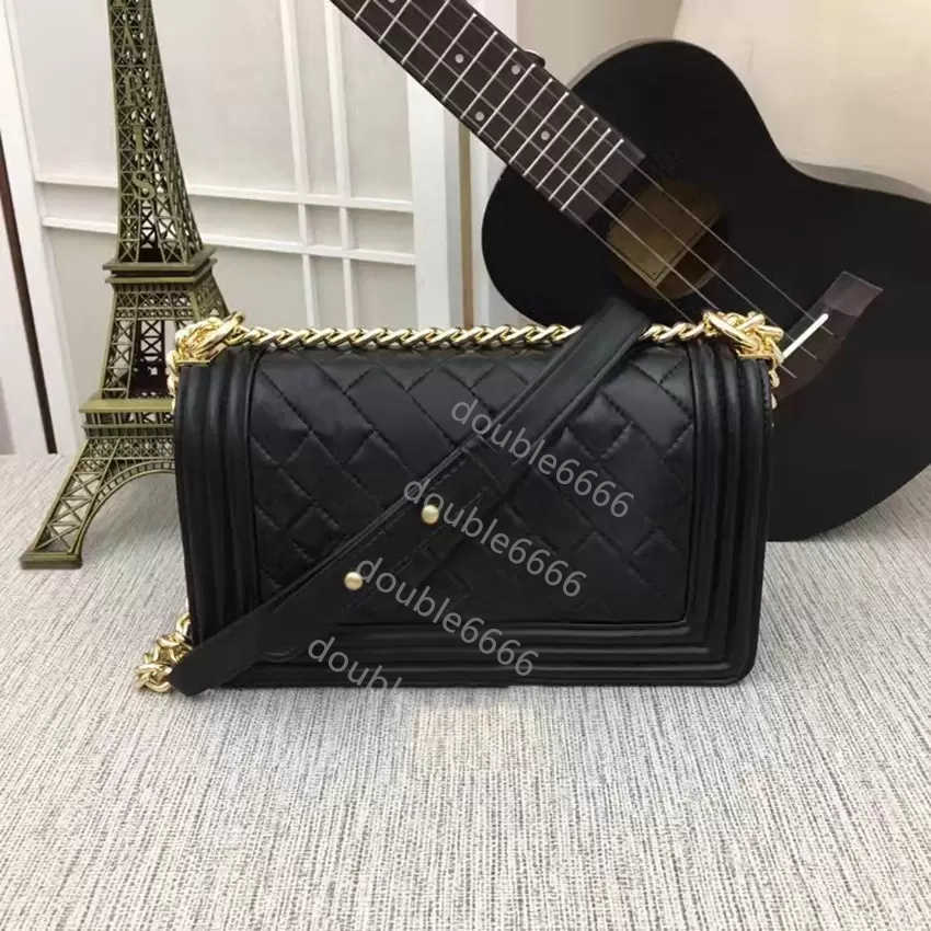 

7Atop quality classic flap hand bag Crossbody Designers Bags 67086 luxurious women Designer handbags lambs caviar leather shoulder chain purse wallets